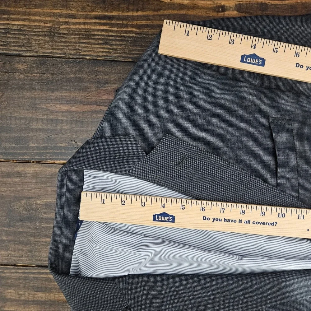 Brooks Brothers Explorer Men's‎ Sport Coat Blazer Two Button Gray Wool Blend 44L